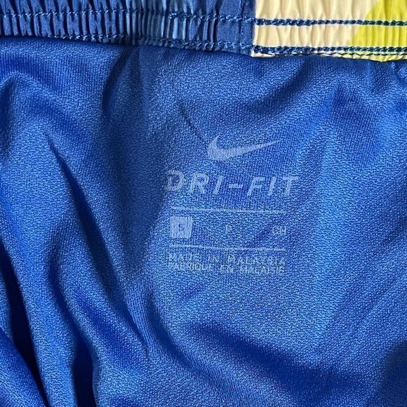 Nike Blue Green Athletic Short Built in Brief Dr--fit Small - Picture 10 of 11